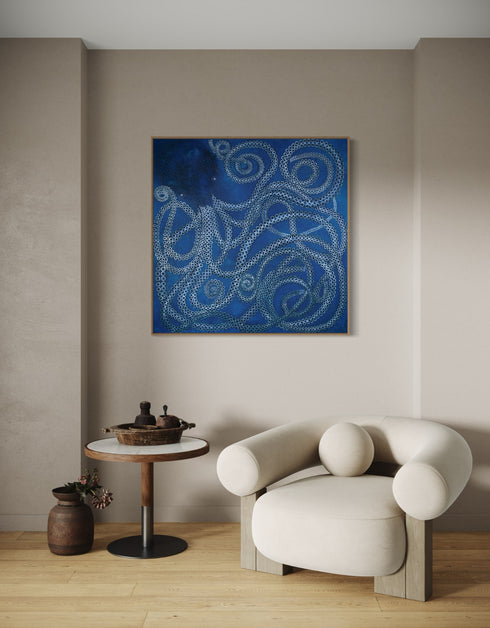 Kracken | Framed Giclee Print on Canvas
